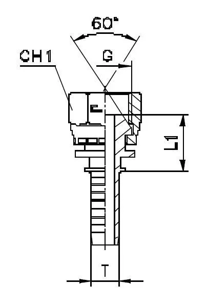 Фитинг BSP прямой DN06 1/8" (Г)